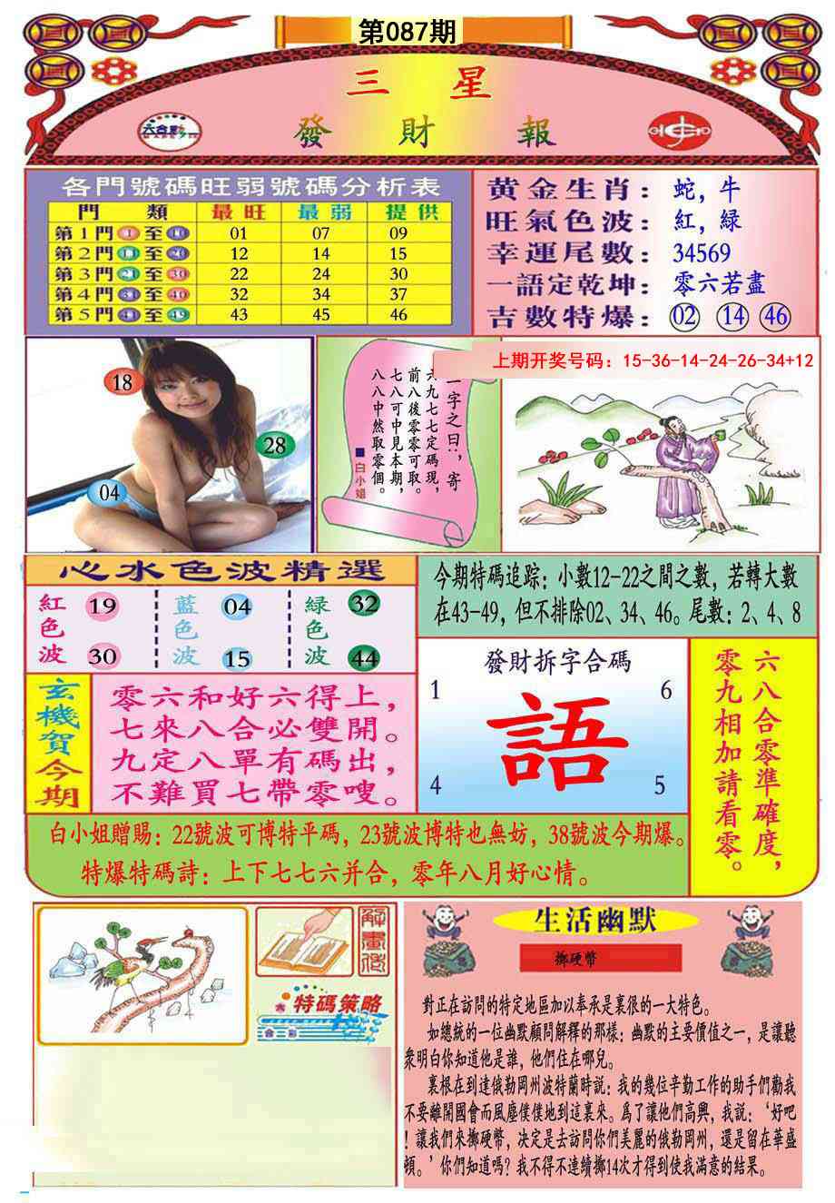 087期三星发财报(推荐)[图]